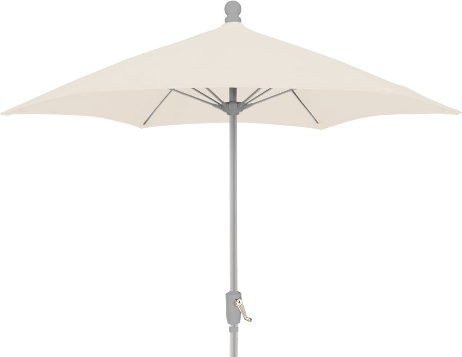 Fiberbuilt 7.5 Foot Hexagon Home Patio Umbrella with Acrylic Canopy