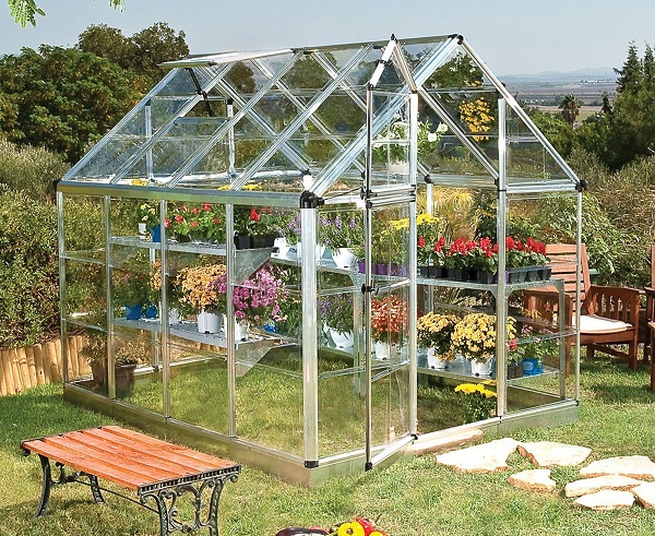 Palram - Canopia Snap & Grow 6 x 8 Hobby Greenhouse