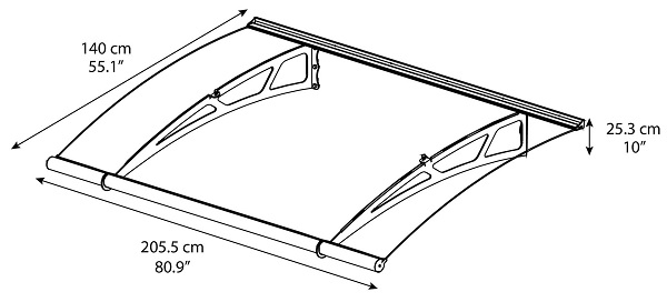 Palram - Canopia Aquila XL 2050 Awning