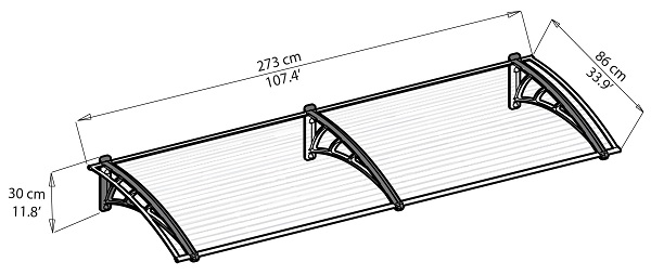 Palram - Canopia Neo 2700 Awning - 703855
