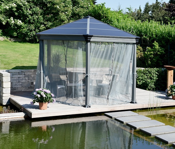 Palram - Canopia Roma Gazebo 6-Piece Netting Set - 703986