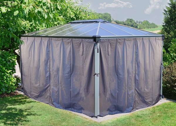 Palram - Canopia Martinique Gazebo 4-Piece Curtain Set