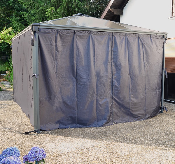Palram - Canopia Palermo 4300 Gazebo 4-piece Curtain Set