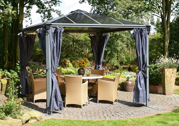 Palram - Canopia Palermo 4300 Gazebo 4-piece Curtain Set