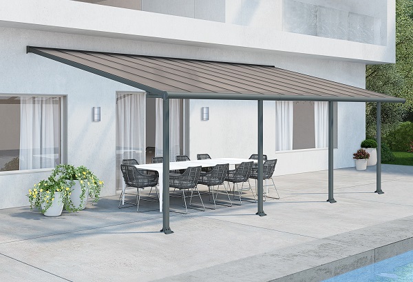 Palram - Canopia Olympia 10 x 24 Patio Cover - 704576