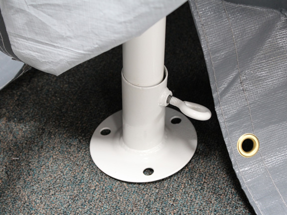 King Canopy 8 x 12 Foot Temporary Enclosed A-Frame Storage Shed and ATV Garage