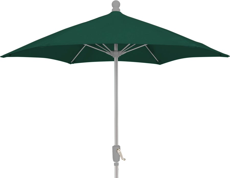 Fiberbuilt 7.5 Foot Hexagon Home Patio Umbrella with Acrylic Canopy