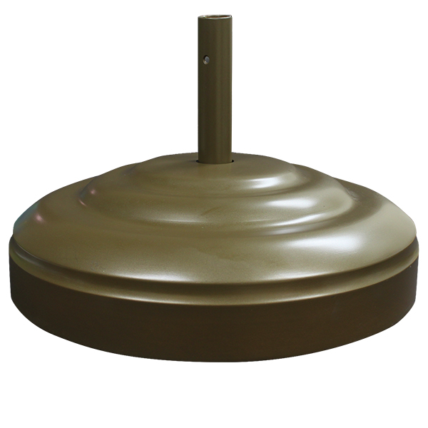 Fiberbuilt 23 Inch Filled Aluminum Umbrella Base - 115 Pounds