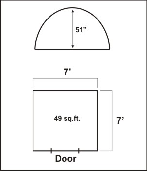 Cooper 2 Dome Backpacking Tent