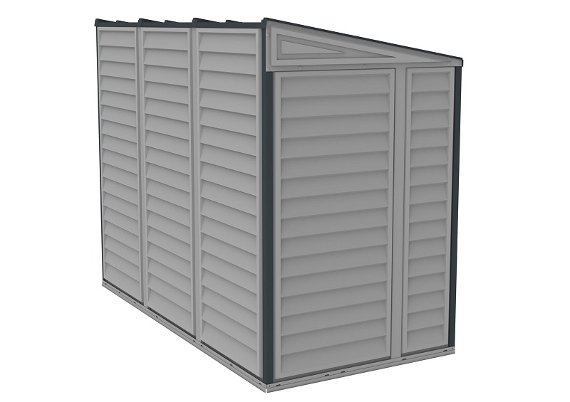 DuraMax 4 x 8 SideMate Plus Vinyl Shed with Foundation Kit