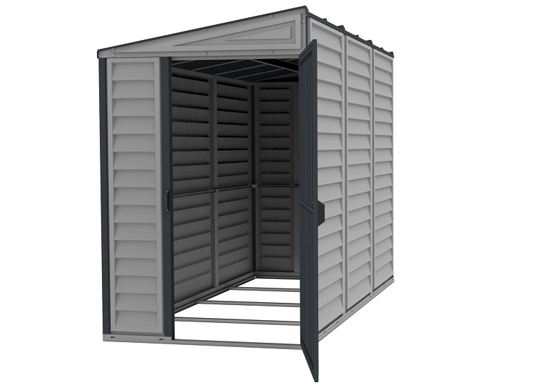 DuraMax 4 x 8 SideMate Plus Vinyl Shed with Foundation Kit