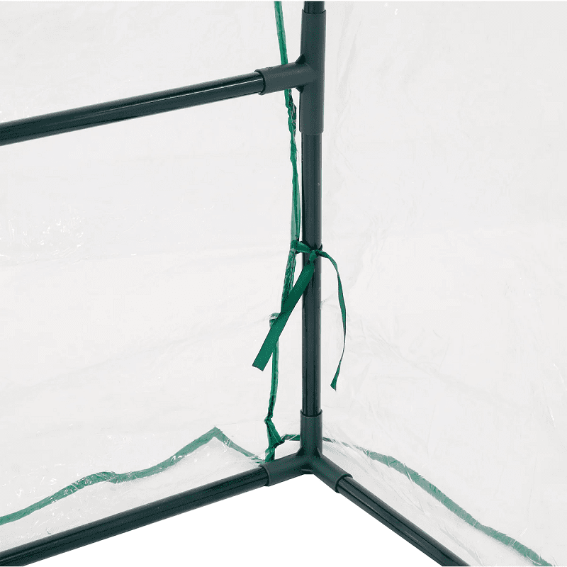 Sunnydaze Seedling Mini Cloche Greenhouse with Zippered Doors