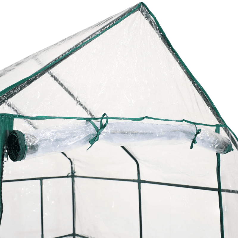 Sunnydaze Grandeur Walk-In Greenhouse with 4 Shelves