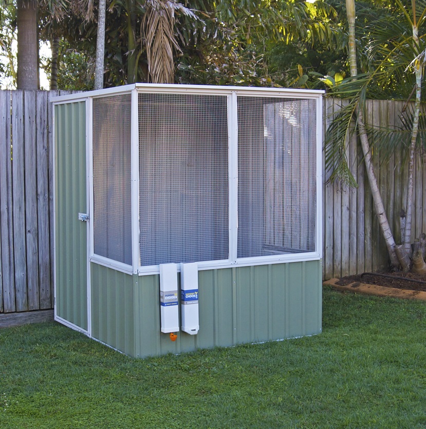 Absco 5 x 5 Foot Galvanized Steel Chicken Coop