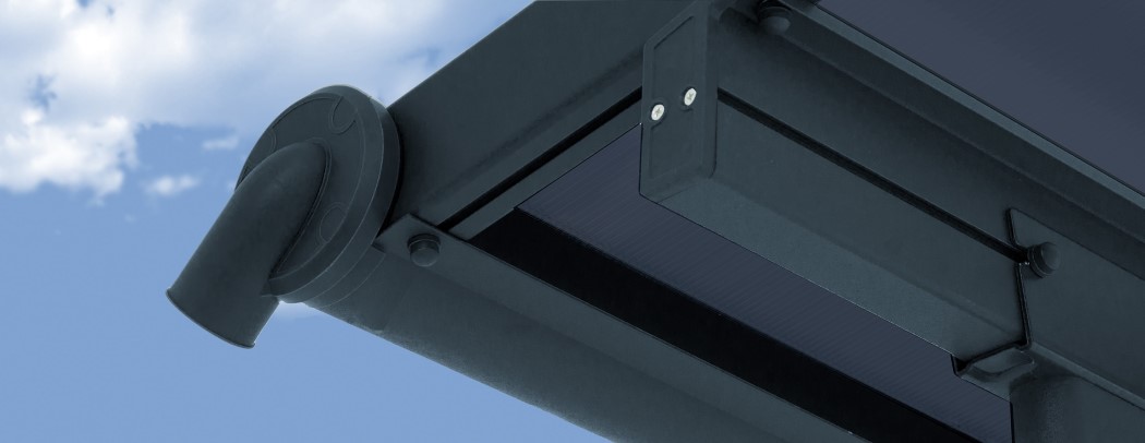 Palram - Canopia Sierra 10 x 14 Foot Grey Patio Cover