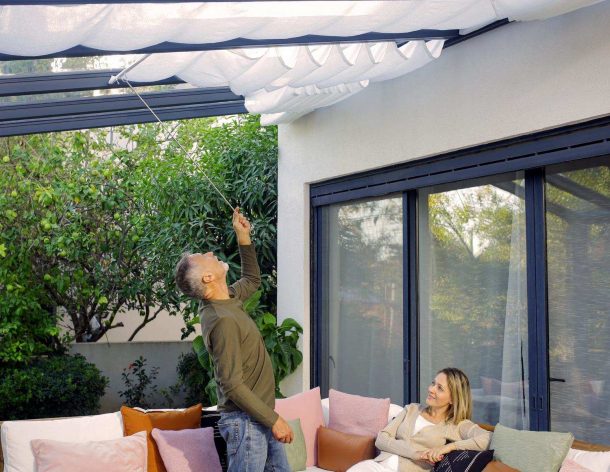 Palram - Canopia 11 x 17 Blinds for Patio Covers