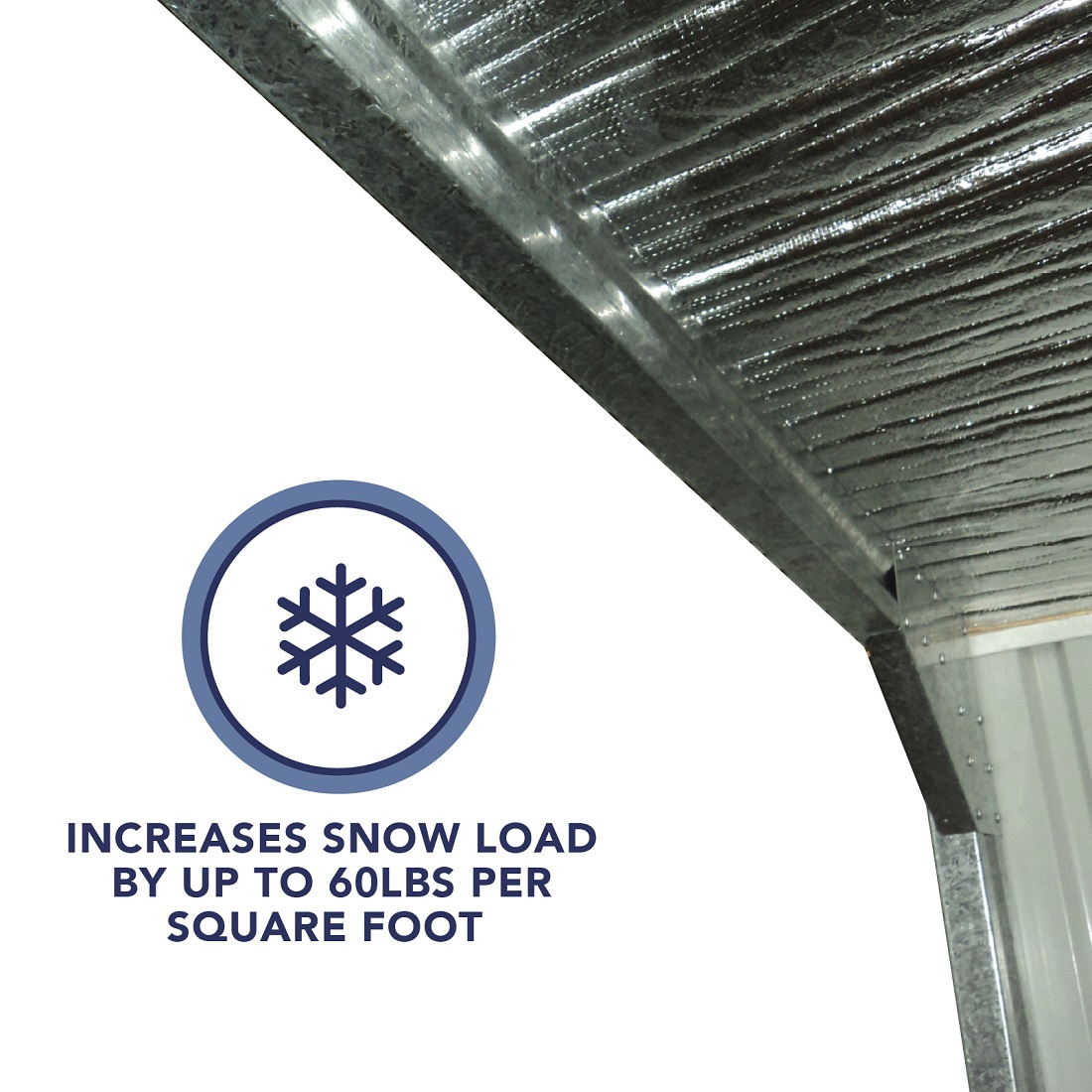 Absco 10 x 7 Foot Snow Support Frame for Garden Sheds