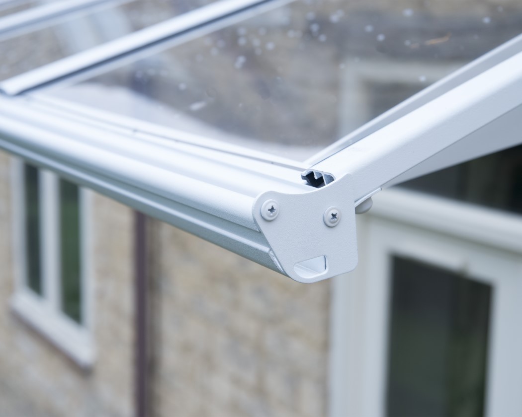 Palram - Canopia 29 x 4 Foot White Metal Bordeaux 6690 Awning