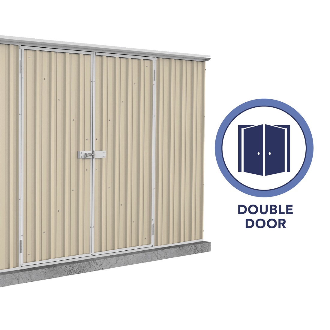 Absco Premier 10 x 10 Foot Metal Storage Shed
