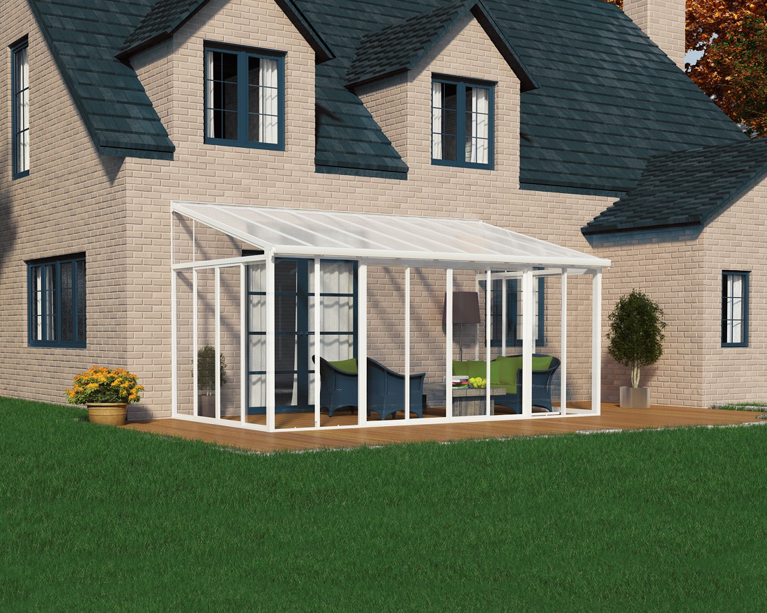 Palram - Canopia 10 x 18 Foot SanRemo Patio Enclosure