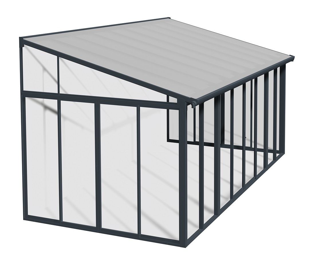 Palram - Canopia 10 x 18 Foot SanRemo Patio Enclosure