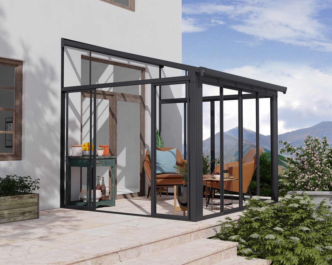 Palram - Canopia 10 x 10 Foot SanRemo Patio Enclosure