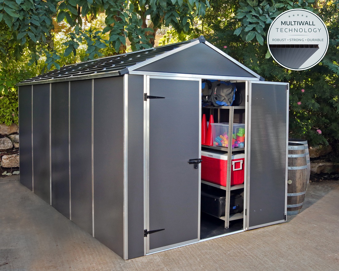 Palram - Canopia 6 x 12 Foot Rubicon Shed