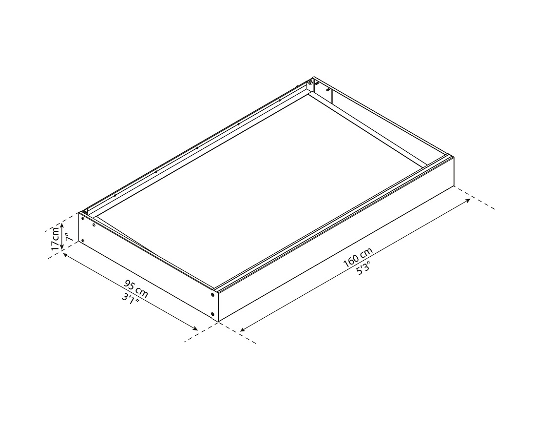 Palram - Canopia 3 x 5 Foot Sophia 1600 Awning
