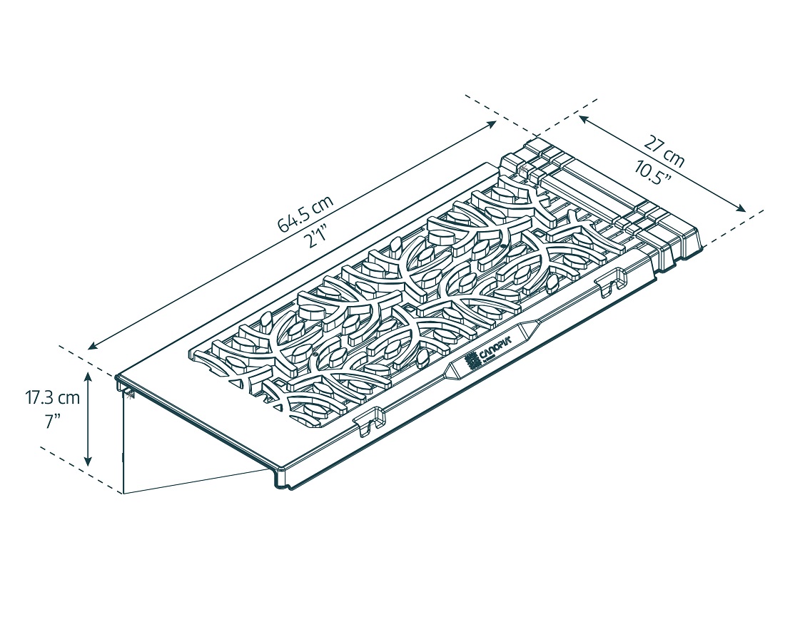 Palram - Canopia Signature Greenhouse Shelf - Pack of 2