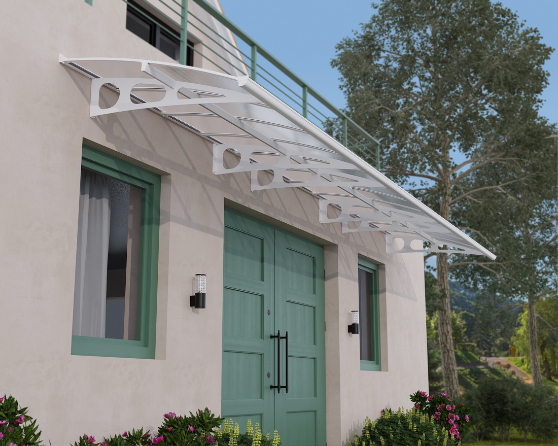 Palram - Canopia 22 x 5 Foot Bordeaux 6690 Awning