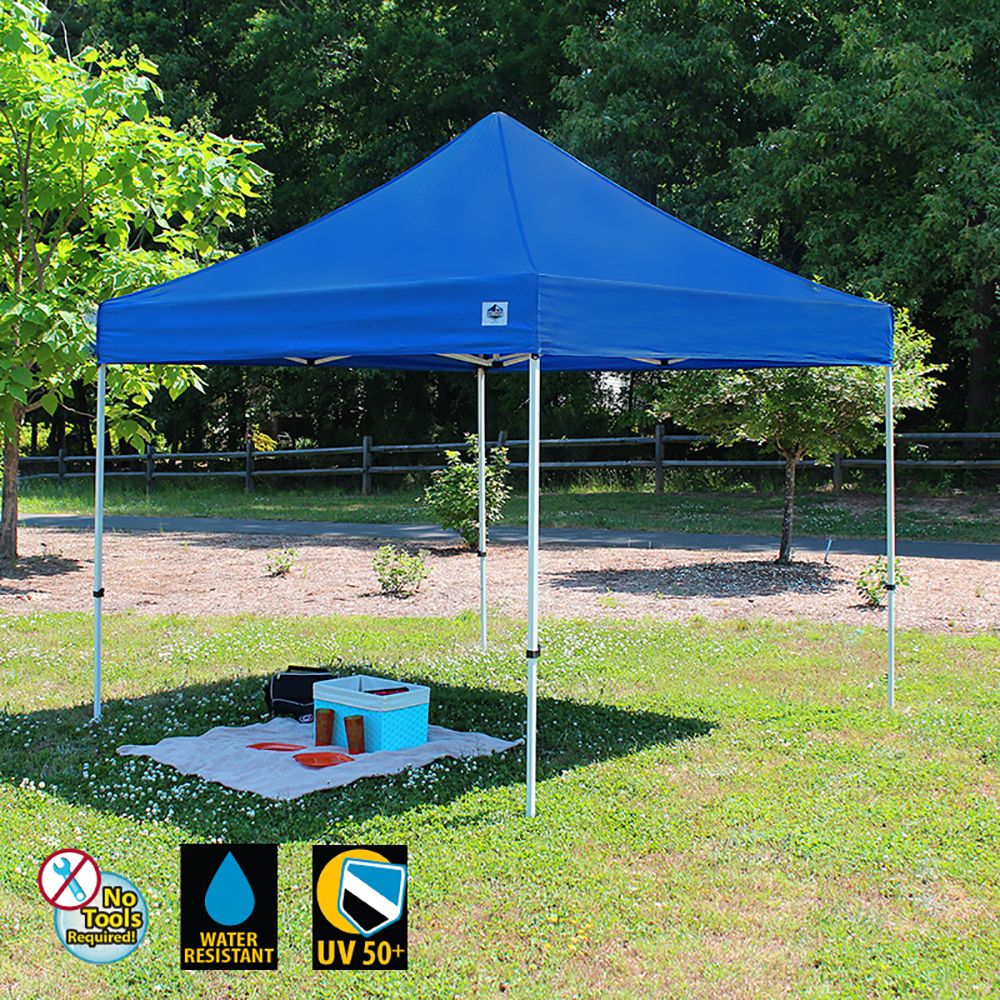King Canopy Universal 8 x 8 Foot Blue Polyester Replacement Cover for Instant Pop-Up Canopies