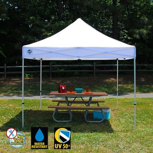 King Canopy Universal 10 x 10 Foot Polyester Replacement Cover for Instant Pop-Up Canopies
