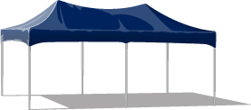 KD Kanopy XTF 200 Pop-Up Canopy Tent - 10 x 20
