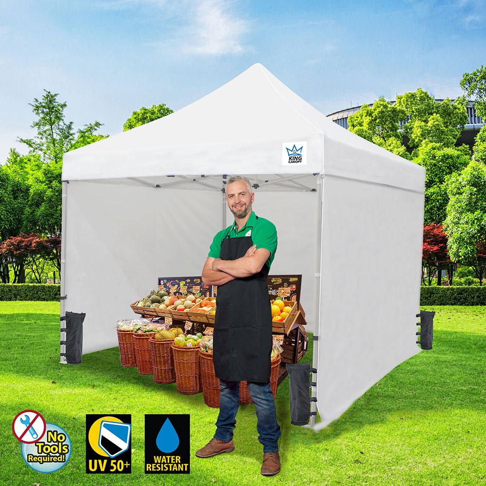 King Canopy 10 x 10 Foot Festival Instant Pop Up Enclosed Canopy