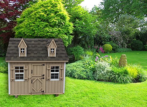 Little Cottage Co. 4 x 6 Cape Cod Playhouse Panelized Kit