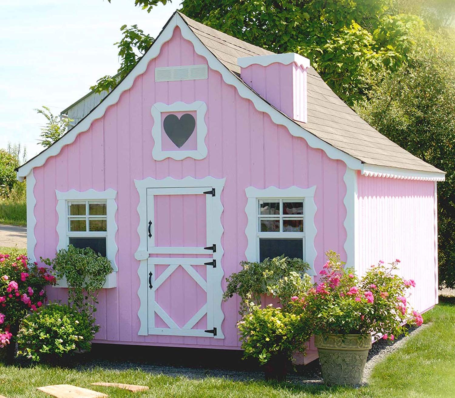 Little Cottage Co. 8 x 10 Gingerbread Playhouse Panelized Kit