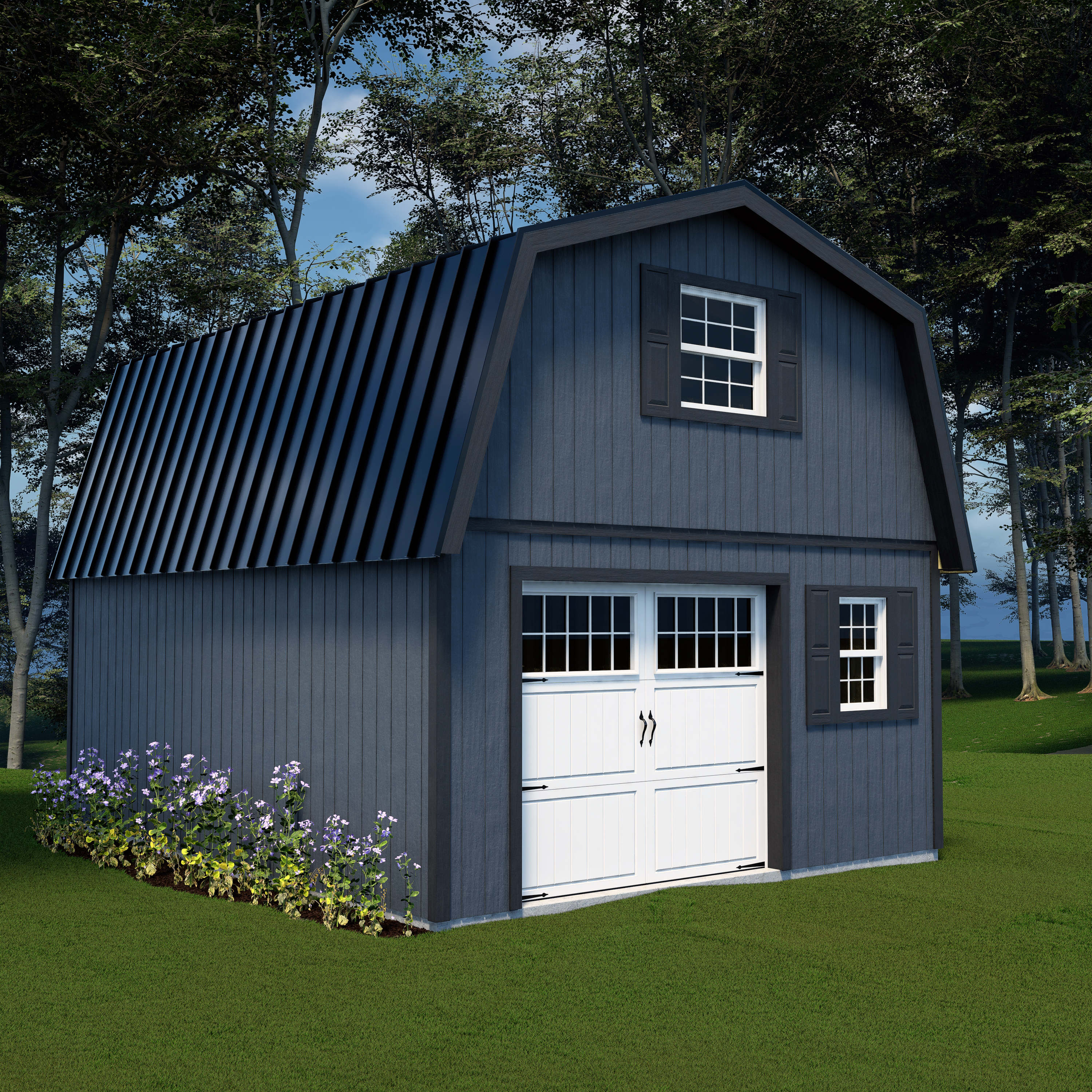 Best Barns 16 x 20 Foot Makers Loft XL Wooden Garage