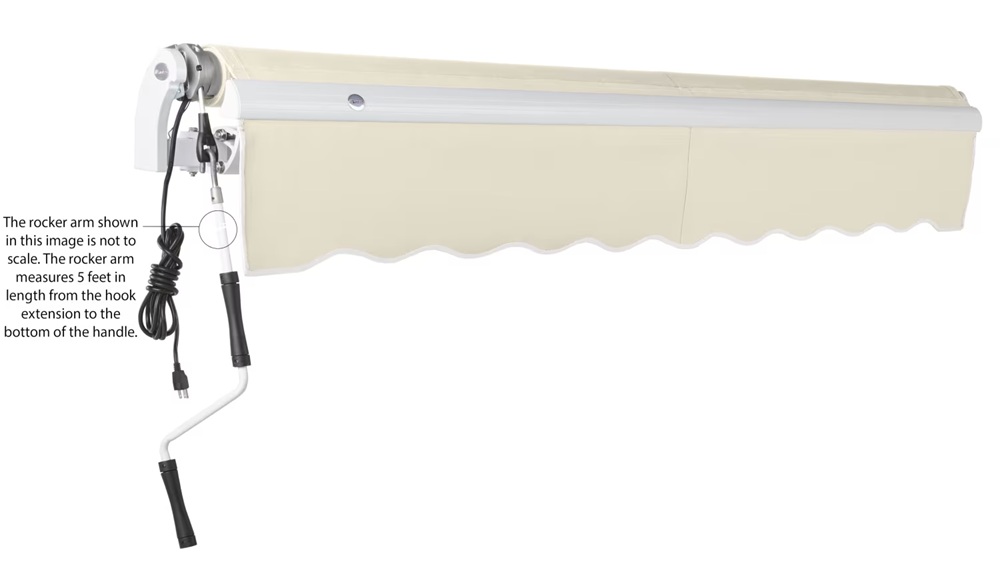 Awntech Maui Motorized Retractable Awning with Remote