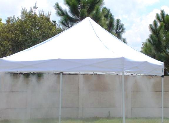 MistCooling 10' x 10' Low-Pressure Misting Tent - Complete System