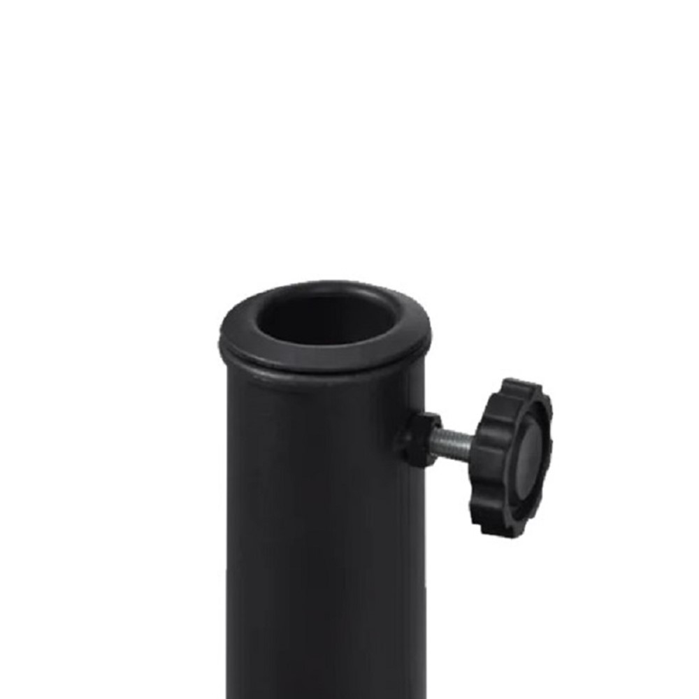 AZ Patio Heaters Solar Market Umbrella with LED Lights and Base