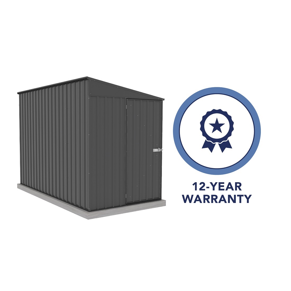 Absco 5 x 10 Foot Durango Metal Bike Shed