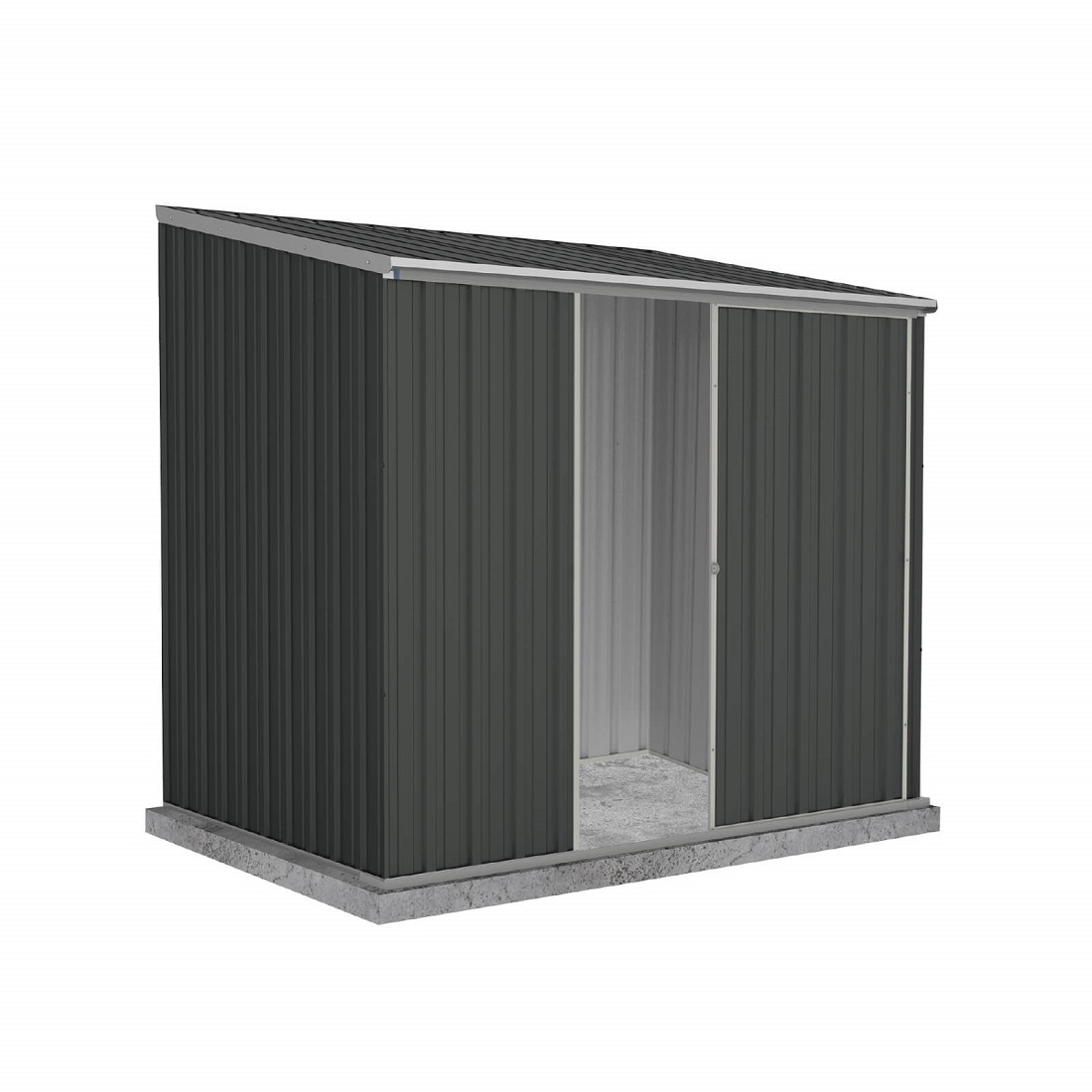 Absco 7 x 5 Foot Ezislider Metal Storage Shed