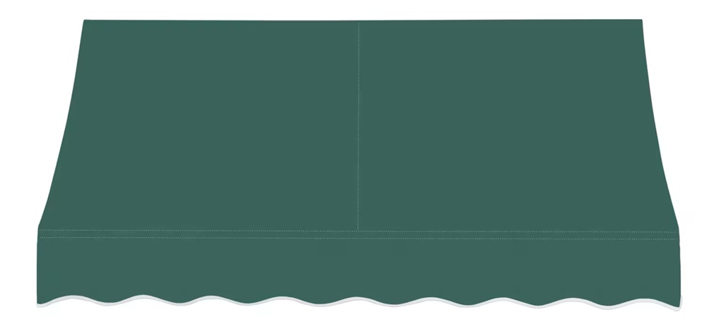Awntech 7 Foot Nantucket Concave Awning with Valance and Projection Options