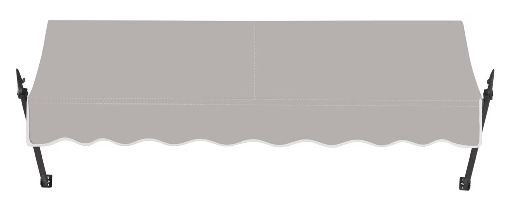 Awntech 6 Foot New Orleans Sloped Awning with Valance and Projection Options
