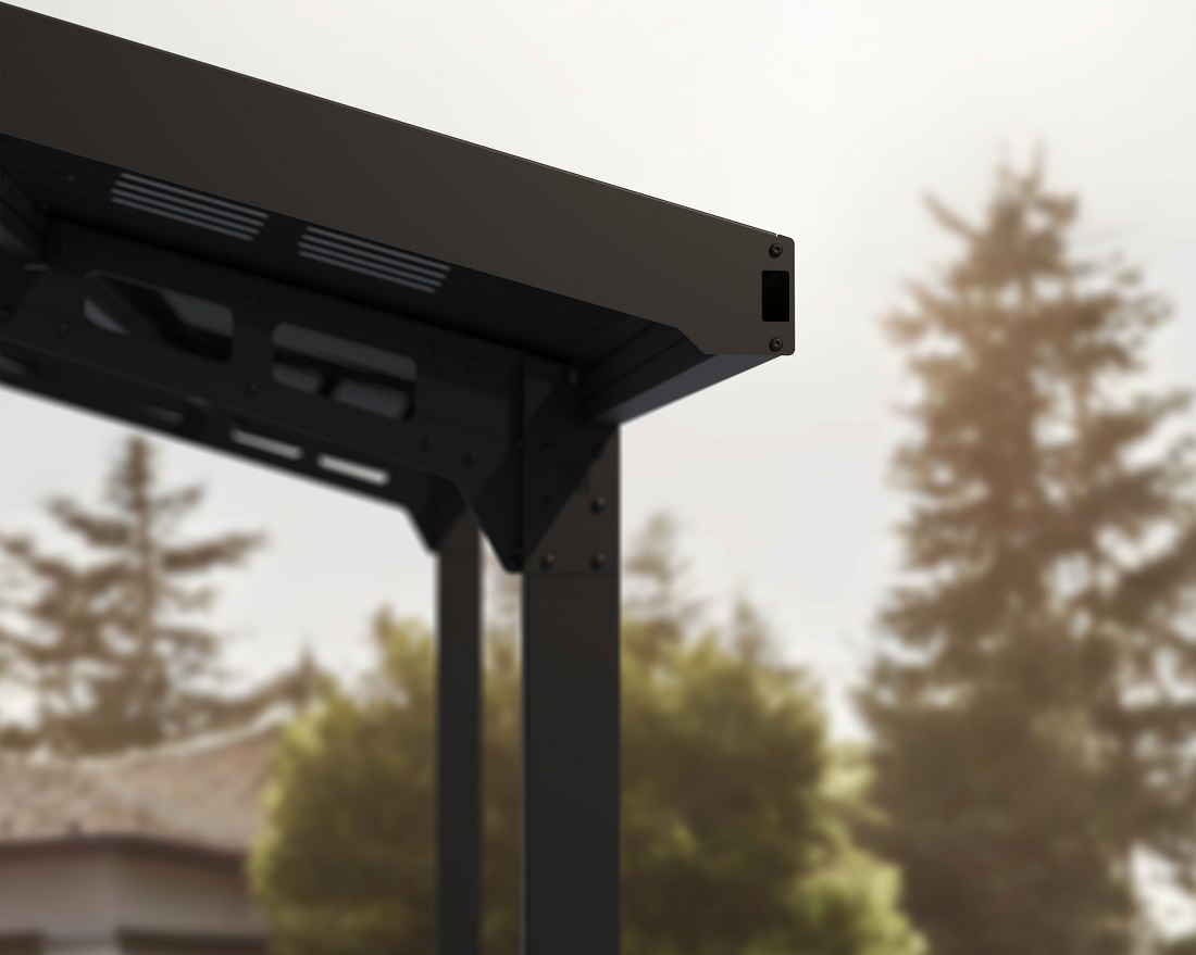 Palram - Canopia Sydney Wave Apex-Style Double Carport