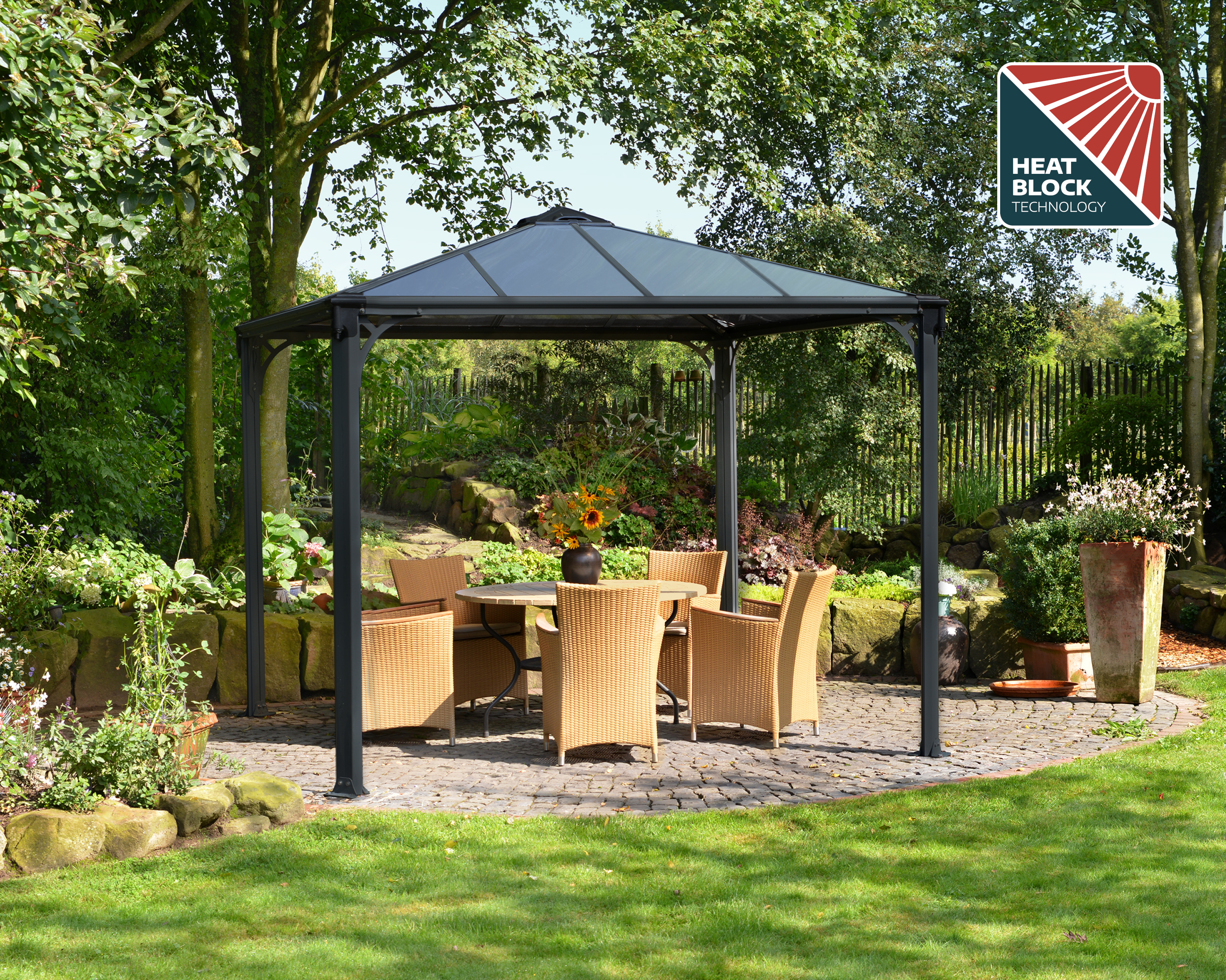 Palram - Canopia Palermo 3000 Gazebo - 702425
