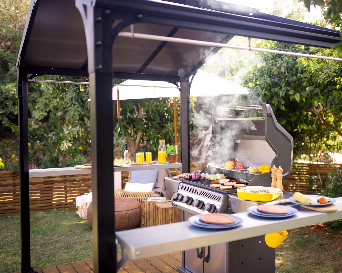 Palram - Canopia 6 x 8 Foot Austin Grill Gazebo