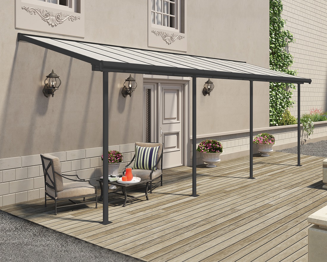 Palram - Canopia Sierra 8 x 22 Foot Patio Cover