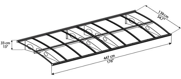 Palram - Canopia Herald 4460 Awning - 703921