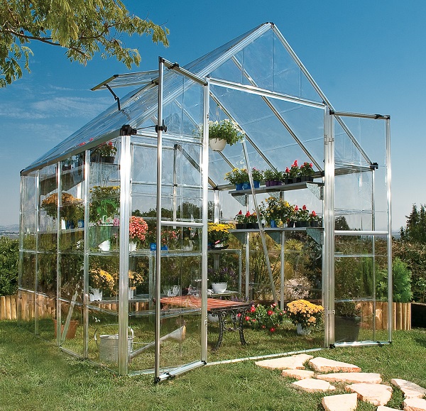Palram - Canopia Snap & Grow 8 x 8 Hobby Greenhouse